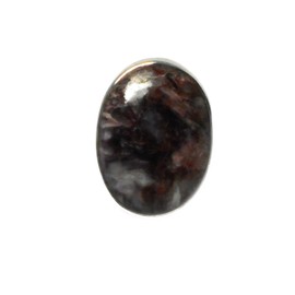 CHAROITE Sterling Silver 925 Oval Gemstone Ring (Size N) - (CAR2708151)