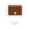 Fossil Women's LENNOX Smooth Leather Small Flap Wallet, SL10065200