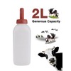ZLXHDL 2L Calf Nursing Bottle, Safe Plastic Calf Cow Feeding