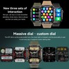 Loluka Military Smart Watch Answer Make Calls Heart Rate 1.85"