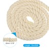 PATIKIL Natural Twisted Cotton Rope 50 feet x 13/16 Inch