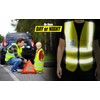 PeerBasics Safety Vest 10 Pack, Yellow, ANSI Class 2, Reflective,