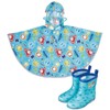 Skater RAPO2-A Rain Poncho Raincoat, For Children, Maizen Sisters, Suitable