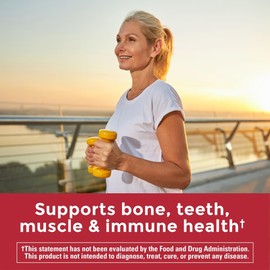 Nature Made Zero Sugar Vitamin D3 Gummies 2000 IU (50 mcg) Per Serving, Bone & Immune Support, Aspartame Free, 110 Vitamin D Gummies, 55 Day Supply