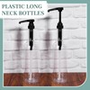 Maxdot 6 Pcs 25 oz Syrup Bottles with Pump Plastic