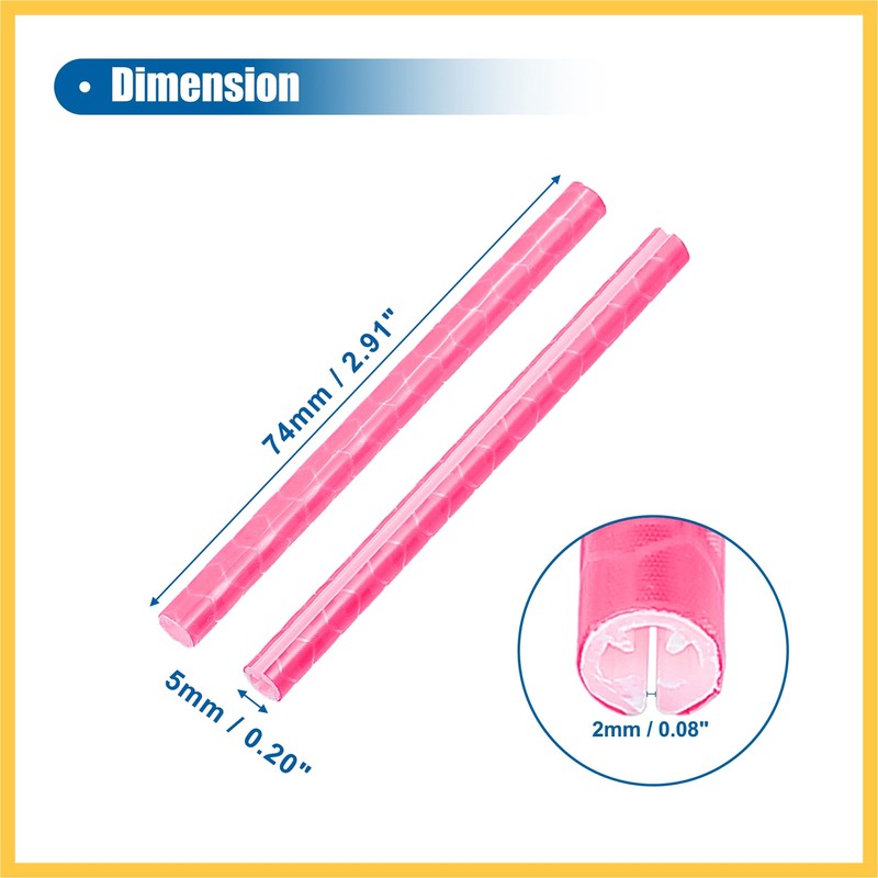 BULLSPANN 36pcs Pink Bicycle Reflector Reflective Edition Durable ABS Night