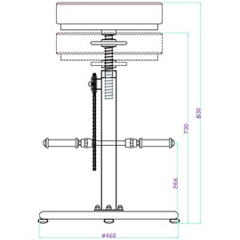 Topower Vintage DIY Bar Stool Bicycle Chain Iron Pedal Retro Industrial Height Adjustable Bicycle Wheel Design bar Chair (Black PU Top)