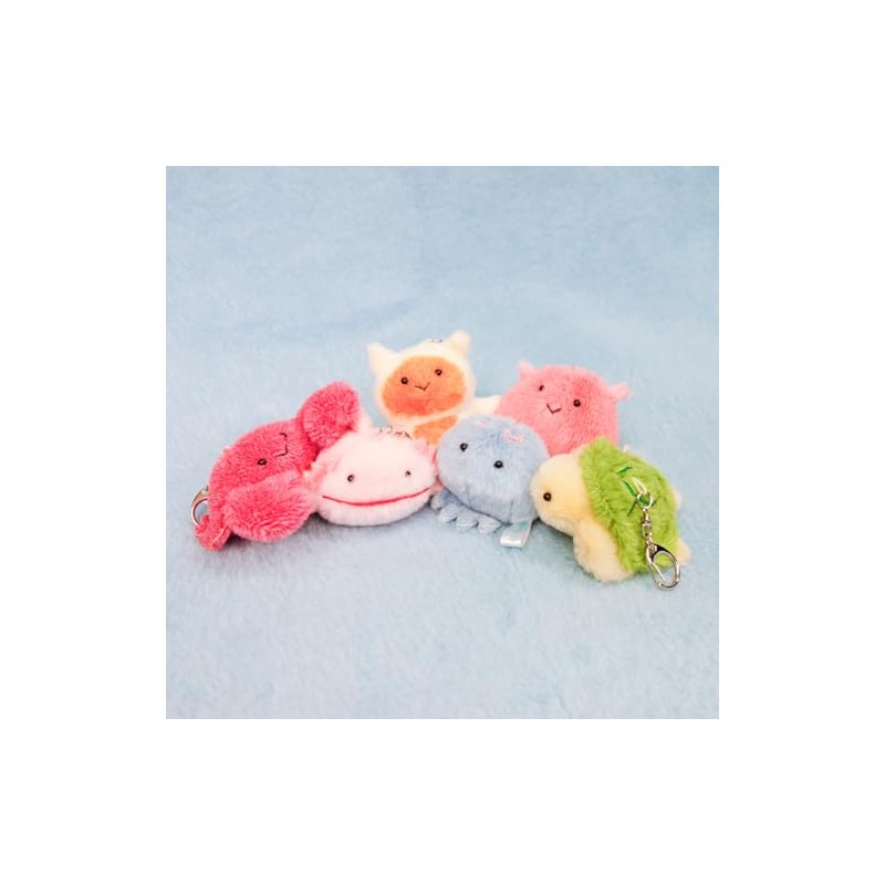 Naito Design Laboratory Undersea Walk Chubby Keychain Crab