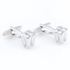 MRCUFF Dentist Tooth Teeth Dental Cufflinks Pair in Presentation Gift