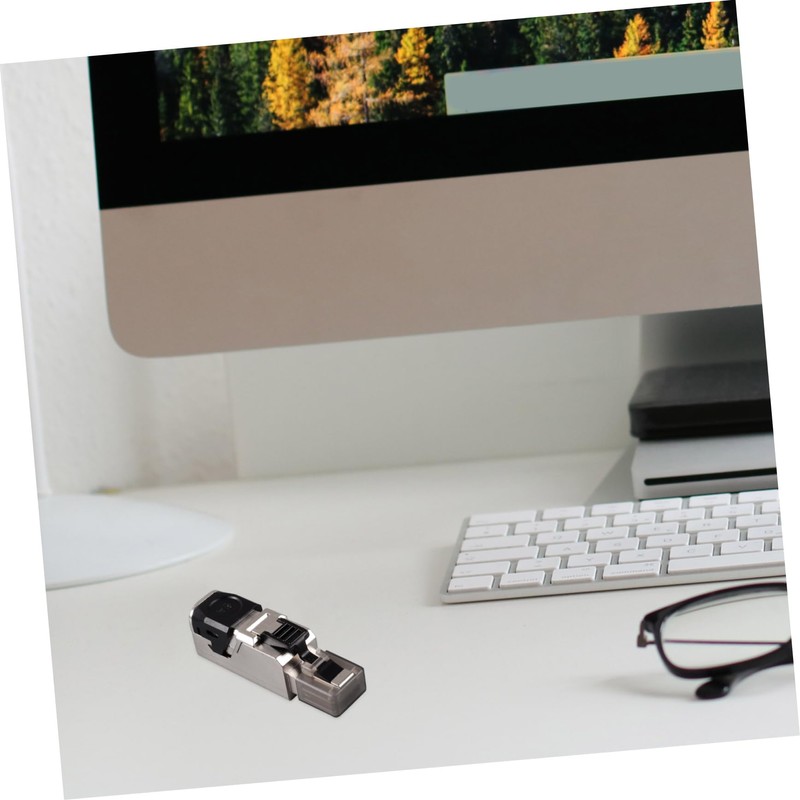 LABRIMP Shielded Connector Pass Through Modular Plug for Tool Installation