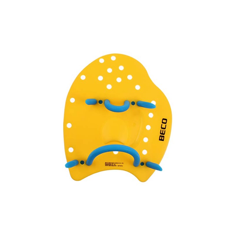 Beco 96441 Unisex - Adult Power Hand Paddles, Yellow/Size S,