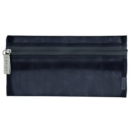 Kokuyo F-VBF280DB Pencil Case, Slish Navy, Set of 3, navy, Casual
