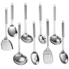 9Pcs Stainless Steel Cooking Utensils Set, Stainless Steel Kitchen Utensils,