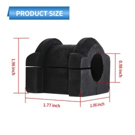 2 Pack 4056A079 Sway Bar Bushings Fit for Mitsubishi Eclipse Cross 2019, for Lancer 2009-2015, for Outlander 2007-2019, for Outlander PHEV 2019, for Outlander Sport 2019-2011, for RVR 2019-2011