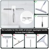 CGBE 4 Packs Shower Hooks for Inside Shower, Self Adhesive