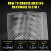GoldPeak Galvanized Hardware Cloth 1/2 inch 36 x 100 ft