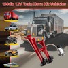 150db 12V Train Horn Kit，Red 4 Speakers， Air Horn With
