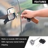 Yollky Front Door Lock Cylinder Set with Keys for Honda