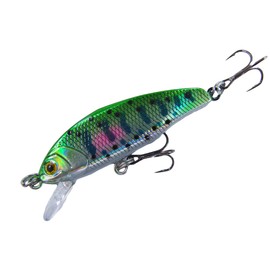momolures Trout Fishing Lure Flat Sinking Minnow 44mm 4.4g Tungsten Sinker ST-36BC #14 Hook equipped (YAMAME)