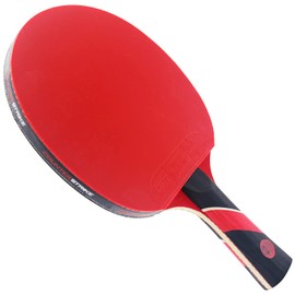 Counterstrike Red Widow Ping Pong Paddle, 6 Balls, & Hard Protective Case | Professional Ping Pong Paddle | Professional Table Tennis Paddle | ITTF Approved (Blue Matte Fiber)