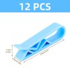 12 Pack Blue Trash Bag Clips for Trash Bags, Practical