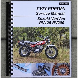 i5motorcycle Service & Repair Manual for Suzuki VanVan Van Van RV 125 200 RV125 RV200 2003-2019