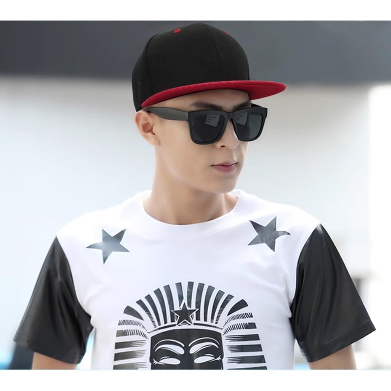 Initlove Classic Snapback Hat for Men Women Unisex Baseball Cap