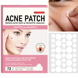 Parches para Acne Pimple Patch, Parches para Espinillas, Almohadillas Hidrocoloides para Espinillas (Universal, unidad, 2)