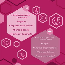 ERBOTECH, Acerola Powder 100g Pack Natural Source of Vitamin C with Antioxidant Properties Vegan