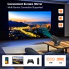 MINI Projector, 200 Lumens,4K Support Native 1080P, Bluetooth &WIFI ,Built