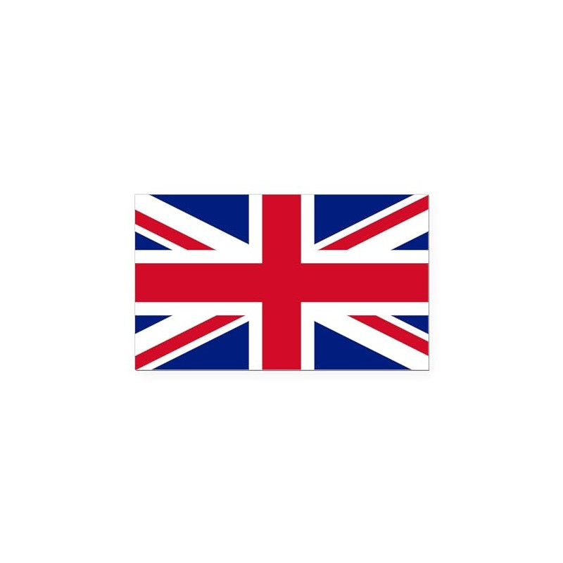 CafePress Union Jack Rectangle Car Bumper Magnet