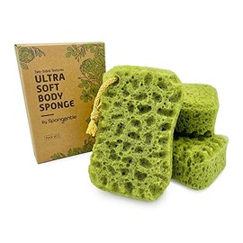 Sunlite Sports Múltiples Texturas Única Esponja Corporal Dos Lados Únicos Cuenta Una Superficie Suave Exfoliación Texturizada Pro