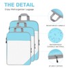 OSDUE Compression Packing Cubes Set, 4 Pieces Compression Packing Cubes,