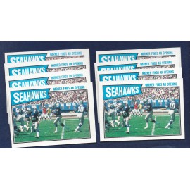 LOT OF EIGHT 1987 TOPPS #172 CURT WARNER SEAHAWKS  PACK FRESH SHARP .99 SHIPPING