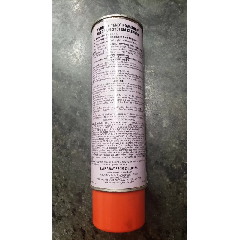 Wynn's X-Tend Xtend Professional Formula PowrTune fuel injection system cleaner