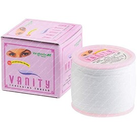Vanity Eyebrow Thread Antibacterial Cotton 300m 2 Spools