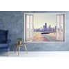 Willis Tower Chicago View Window 3D Wall Decal Art Removable