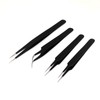 Precise Canada 4 Pcs ESD Tweezers Set Anti-Static Tweezers Stainless
