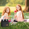FANTESI Insulated Lunch Bag with 3 Cutlery Set Heat Cold
