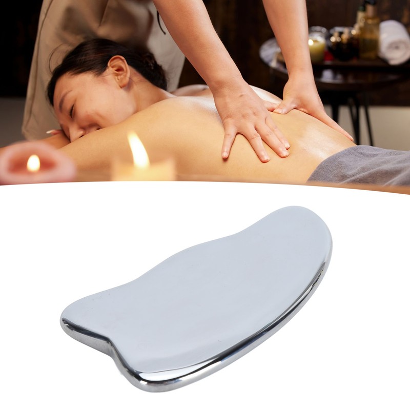 U Curved Shaped Terahertz Stone Gua Sha Facial Tool SPA