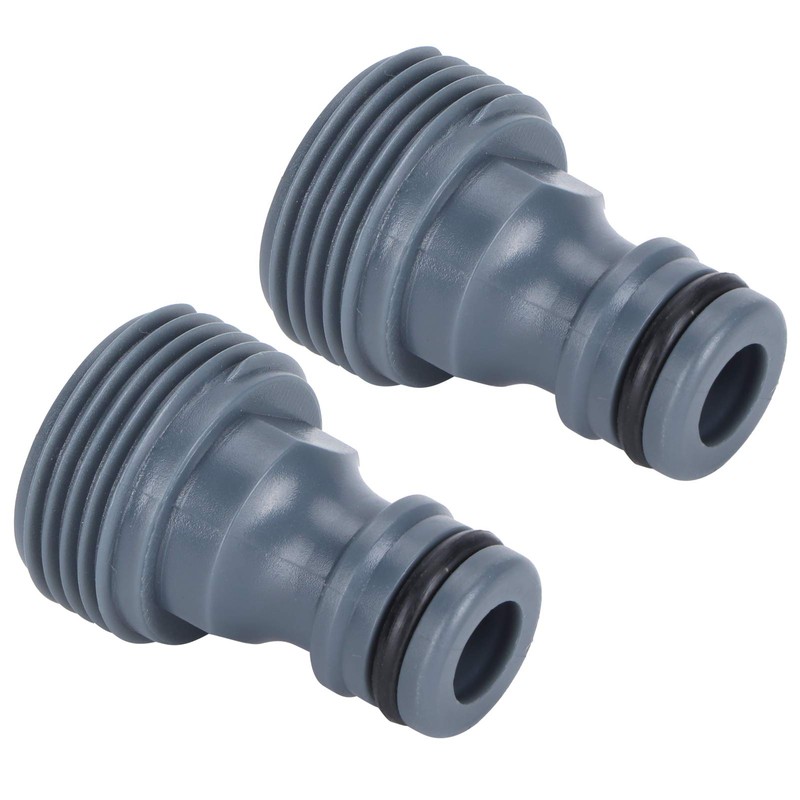 2Pcs Quick Connector Nipple G3/4 Male Thread Hose Pipe Adapter