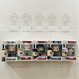 SDYAR 10 Pack Acrylic Floating Shelves for in-The-Box Funko Pop Figures, Display Case for Boxed Characters, Display Ledge Shelves for Bedroom decor, Living Room