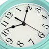 Topkey Silent Wall Clock Kitchen 9 Inch Retro Non-Ticking Decorative