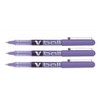 PILOT V-BALL 05 Pack of 3 Metal Tip 0.5mm Liquid