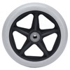 6in Solid Wheel Replacement for Wheelchairs, Rollators, Walkers, Stable Operation