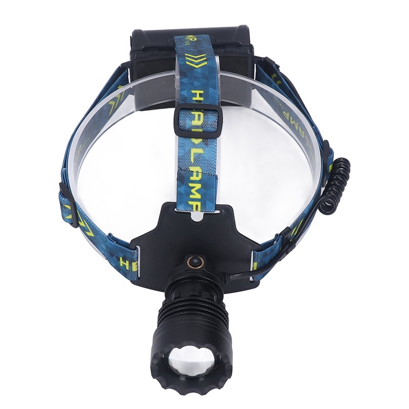 LED Rechargeable Headlight 3000LM 25W High Power Zoomable Headlamp for