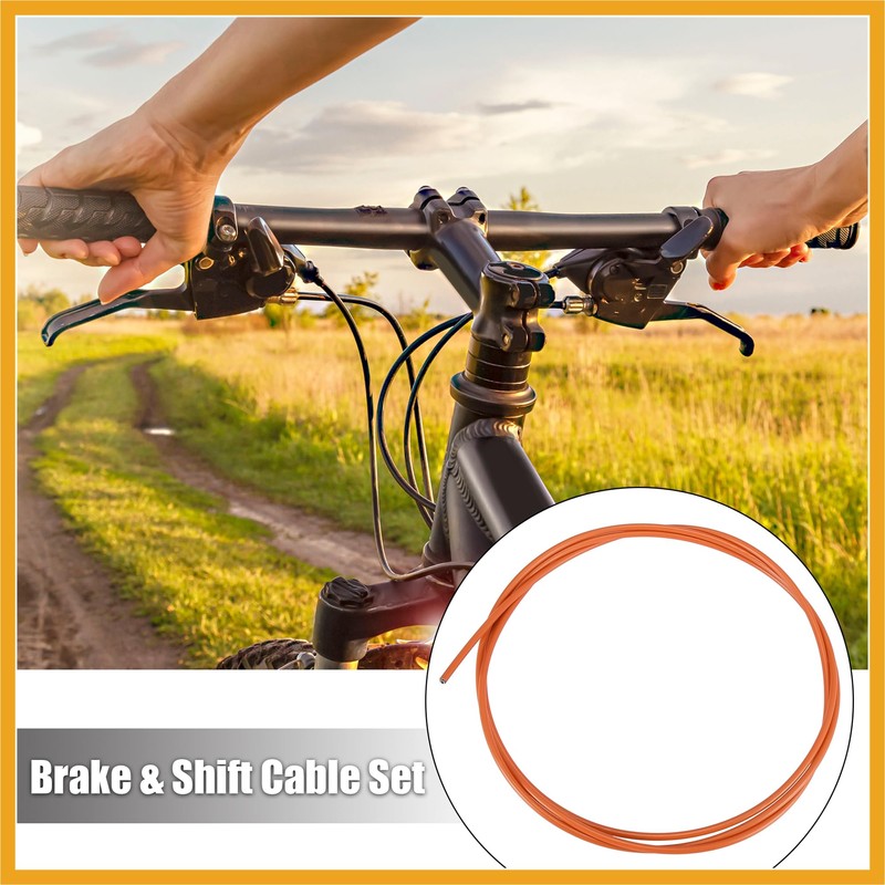 Partuto Bike Shifter Derailleur Cable and Brake Cable Housing Kit