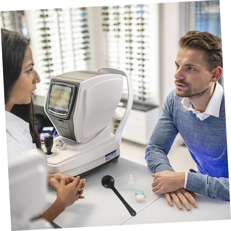 Baluue 3sets Handheld Eye Occluder Plastic Eye Occluder for Vision