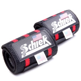 Schiek Wrist Wrap, 12 Inches (Approx. 30 cm) (Genuine Japanese Product) (Red)