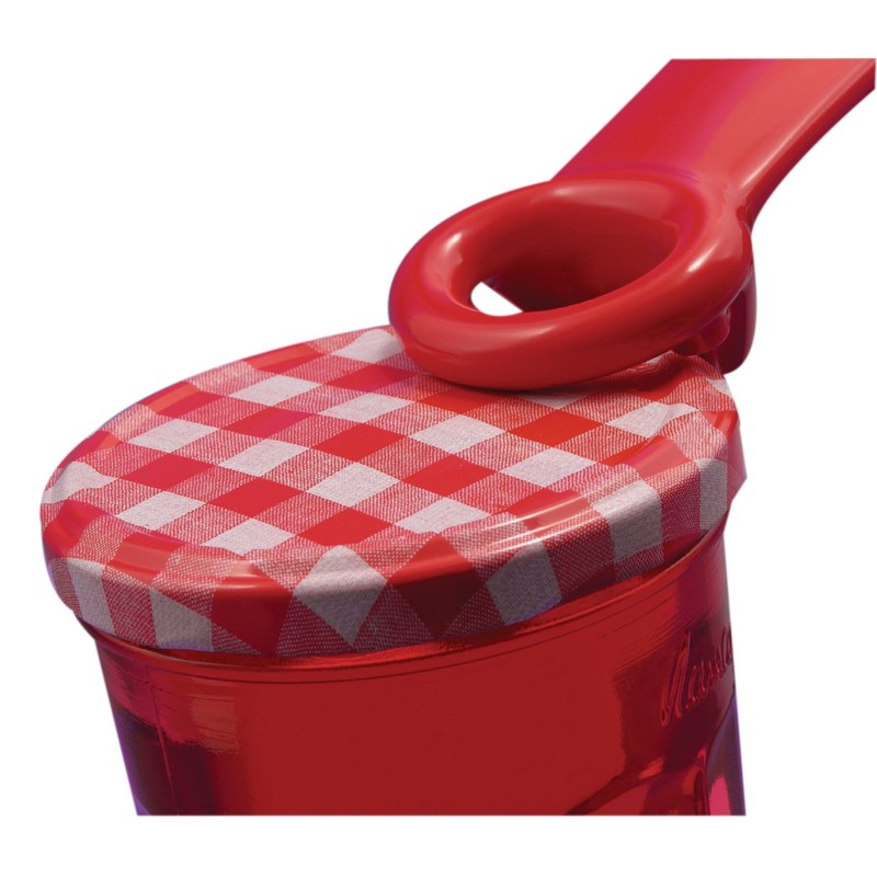 Brix JarKey Original Easy Jar Key Opener, 2-Pack, Red